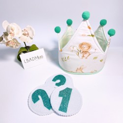 Corona con números...