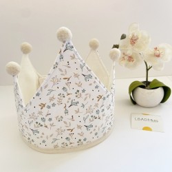 Corona de cumpleaños FLORES...