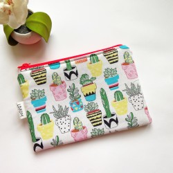 Neceser de tela -estampado...