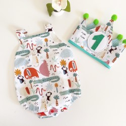 Conjunto cumpleaños SAFARI